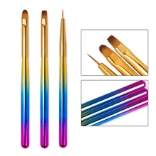 3Pc/Set Nail Brush Set Line Painting Pen Flatback Drawing Brushes DIY UV Gel Extension Builder Painting Brush Pen Manicure Tools
3Pc/Set Nail Brush Set Line Painting Pen Flatback Drawing Brushes DIY UV Gel Extension Builder Painting Brush Pen Manicure Tools