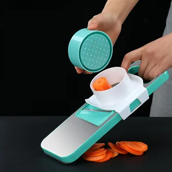 Multi-function Vegetable Cutter Mandoline Potato Grater Stainless Steel Food Shredder Slicer with Magnet Holder Hand Protector
Multi-function Vegetable Cutter Mandoline Potato Grater Stainless Steel Food Shredder Slicer with Magnet Holder Hand Protector