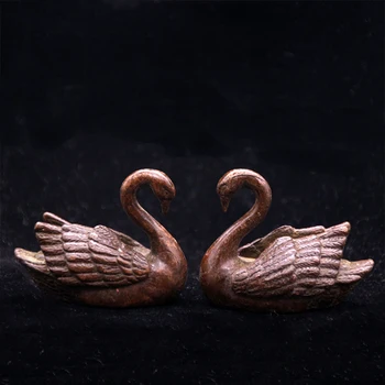 Antique Pure Copper Swan Small Ornaments Copper Animal Tea Pet Symbol of Love Miniature Figurines Vintage Craft Home Decoration 
Antique Pure Copper Swan Small Ornaments Copper Animal Tea Pet Symbol of Love Miniature Figurines Vintage Craft Home Decoration