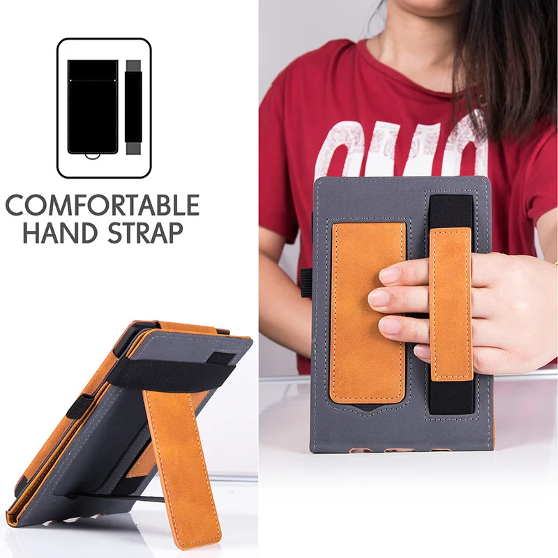 BOZHUORUI Case for Pocketbook 740 Inkpad 3 Pro - Premium PU Leather Stand Flip Shell Cover with Hand Strap and Auto Sleep/Wake
BOZHUORUI Case for Pocketbook 740 Inkpad 3 Pro - Premium PU Leather Stand Flip Shell Cover with Hand Strap and Auto Sleep/Wake