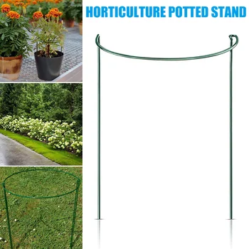 4 Pcs Plant Support Stakes Half Round Metal Ring Cage for Garden Flower Potted HG99
4 Pcs Plant Support Stakes Half Round Metal Ring Cage for Garden Flower Potted HG99