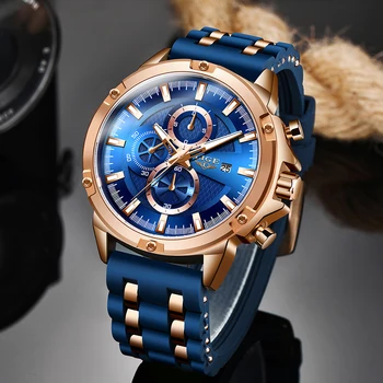 Watch Men 2020 New Blue Sport Watches For Men Business Silicone strap Quartz Clock Male Waterproof Chronograph Relogio Masculino
Watch Men 2020 New Blue Sport Watches For Men Business Silicone strap Quartz Clock Male Waterproof Chronograph Relogio Masculino