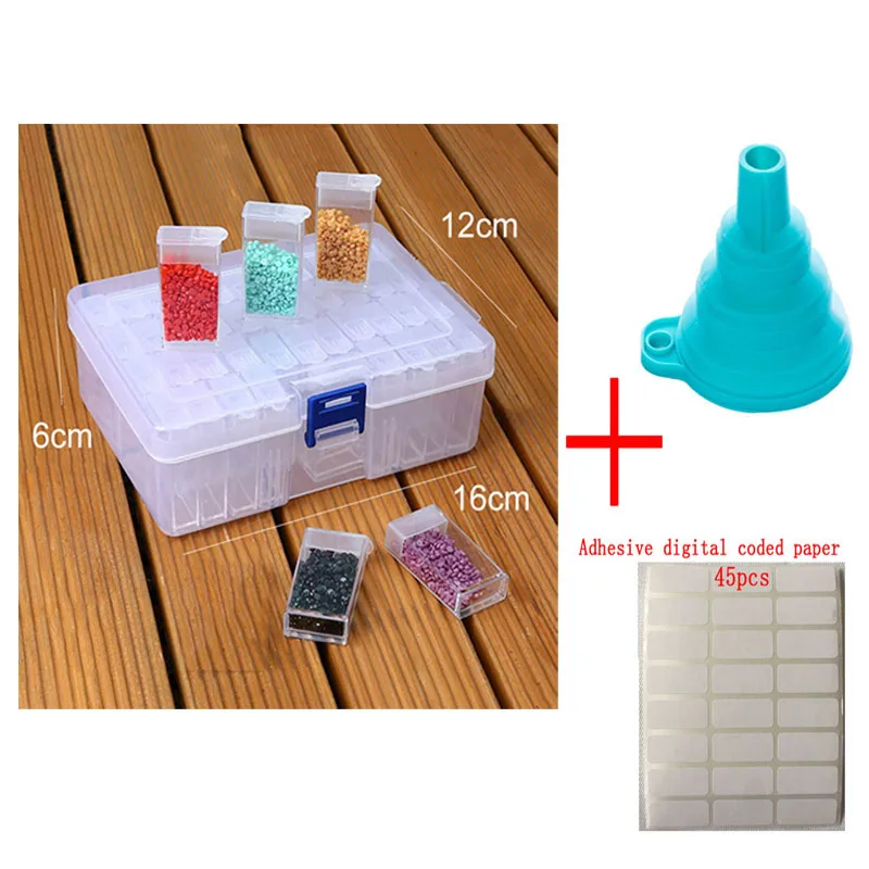 5D DIY Diamond Painting Accessories Beads Container Diamond Embroidery Rhinestones Storage Box Tools Kits Case Organizer Gift
5D DIY Diamond Painting Accessories Beads Container Diamond Embroidery Rhinestones Storage Box Tools Kits Case Organizer Gift