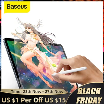 Baseus Screen Protector for iPad Pro 11 Paper Flim Protector For Pad 2018 11” 12.9" 2019 12.9" Mini Pad 4/5 Super Slim Protector
Baseus Screen Protector for iPad Pro 11 Paper Flim Protector For Pad 2018 11” 12.9" 2019 12.9" Mini Pad 4/5 Super Slim Protector