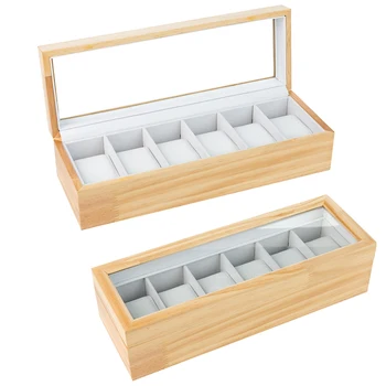 Luxury 6 Grids Solid Wood Watch Box Wood Clock Box Watch Case Time Box for Watch Holding
Luxury 6 Grids Solid Wood Watch Box Wood Clock Box Watch Case Time Box for Watch Holding