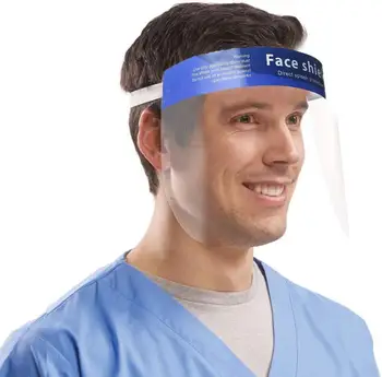 Full Face Shield,Anti Splash and Saliva Clear Film Protect Face and Eyes with Adjustable Band and Comfort Sponge
Full Face Shield,Anti Splash and Saliva Clear Film Protect Face and Eyes with Adjustable Band and Comfort Sponge