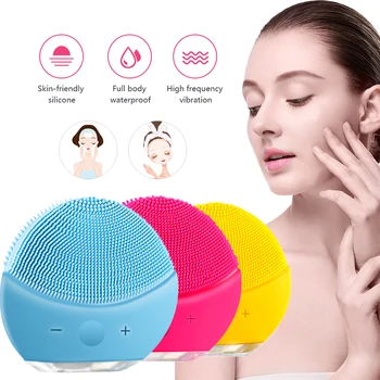 Silicone Electric Facial Cleansing Cleaner Apparatus Blackhead Removal Silicone Cleaner Deep Washing Instrument Face Brush Tool
Silicone Electric Facial Cleansing Cleaner Apparatus Blackhead Removal Silicone Cleaner Deep Washing Instrument Face Brush Tool