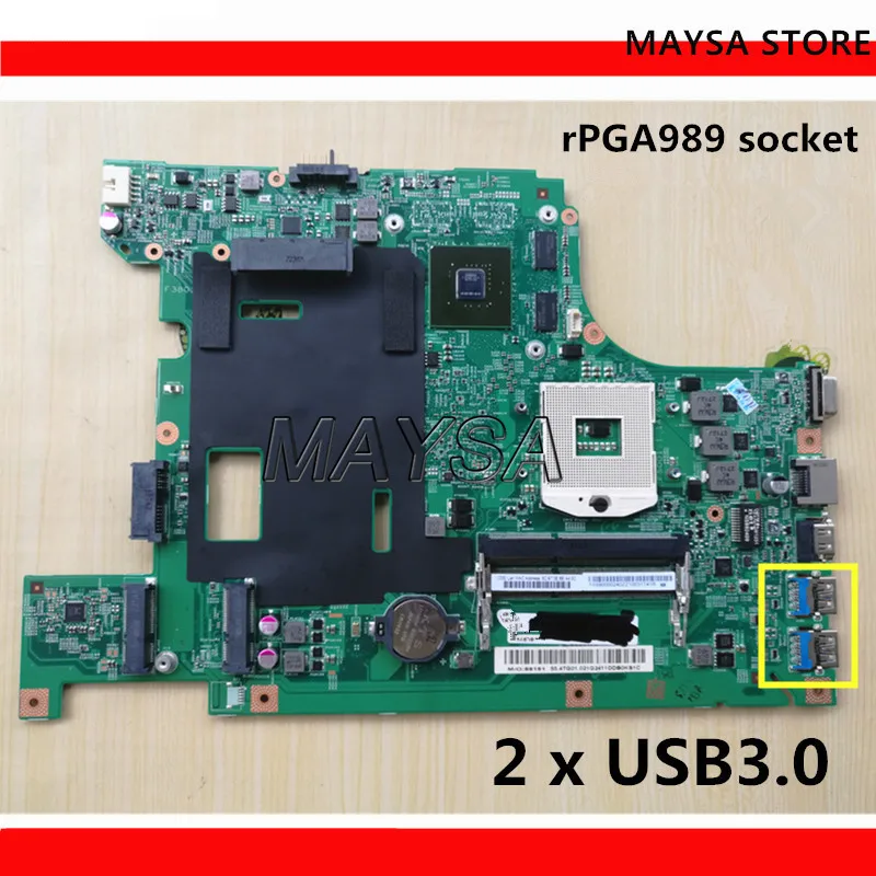 Материнская плата B590 PGA989 HM77 с дискретной графикой GT620M подходит для ноутбука Lenovo