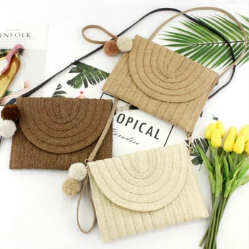 New fashion women's straw bag wicker hand-woven rattan bag bohemian shoulder bag beach clutch
New fashion women's straw bag wicker hand-woven rattan bag bohemian shoulder bag beach clutch