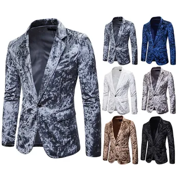 2020 Casual Suit Solid Color Diamond Velvet Long Sleeve Fashion Slim Fit Suit Jacket Dk7922
2020 Casual Suit Solid Color Diamond Velvet Long Sleeve Fashion Slim Fit Suit Jacket Dk7922