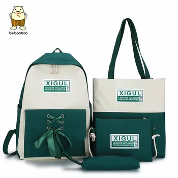 Student Backpack Tote Bag Slid Color Shoulder Bag Couples Bag Cross Body School Bag Pencil Case 4 Piece Suit
Student Backpack Tote Bag Slid Color Shoulder Bag Couples Bag Cross Body School Bag Pencil Case 4 Piece Suit