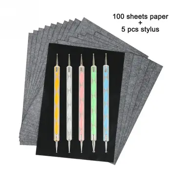 100sheets/set Tracing With Embossing Stylus Wood Fabric DIY Office Carbon Transfer Paper 4A School Tattoo Stencil Black Graphite
100sheets/set Tracing With Embossing Stylus Wood Fabric DIY Office Carbon Transfer Paper 4A School Tattoo Stencil Black Graphite