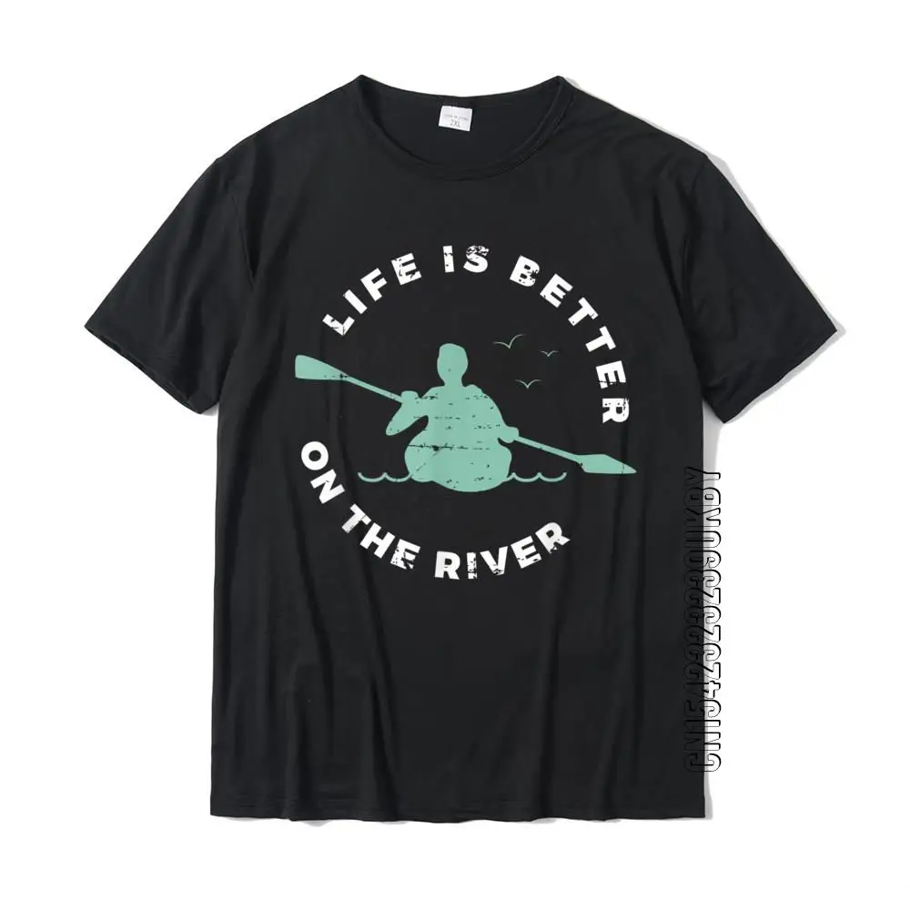Футболка мужская с надписью Life Is Better On The River каякинга каноэ гребли |
