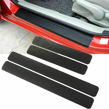 4pcs Carbon Fiber Door Plate Sill Scuff Cover Sticker Anti Scratch For Honda 3D High Quality Carbon Fiber KK Vinyl 
4pcs Carbon Fiber Door Plate Sill Scuff Cover Sticker Anti Scratch For Honda 3D High Quality Carbon Fiber KK Vinyl