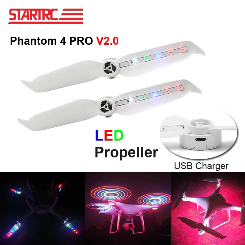 STARTRC DJI Phantom 4 Pro V2.0 Low Noise Propellers LED Propeller For DJI Phantom 4 Series/ Phantom 4 Pro
STARTRC DJI Phantom 4 Pro V2.0 Low Noise Propellers LED Propeller For DJI Phantom 4 Series/ Phantom 4 Pro