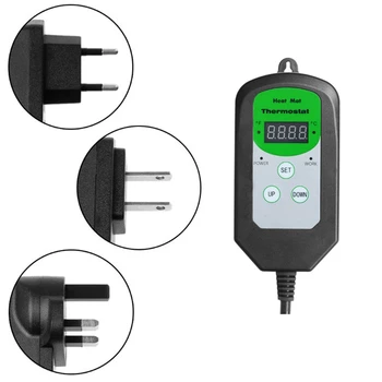 120V US/UK/EU Plug Digital Thermostat Day Night Temperature Control Sensor Regulator for Terrarium Heating Outlet Brooder C42
120V US/UK/EU Plug Digital Thermostat Day Night Temperature Control Sensor Regulator for Terrarium Heating Outlet Brooder C42