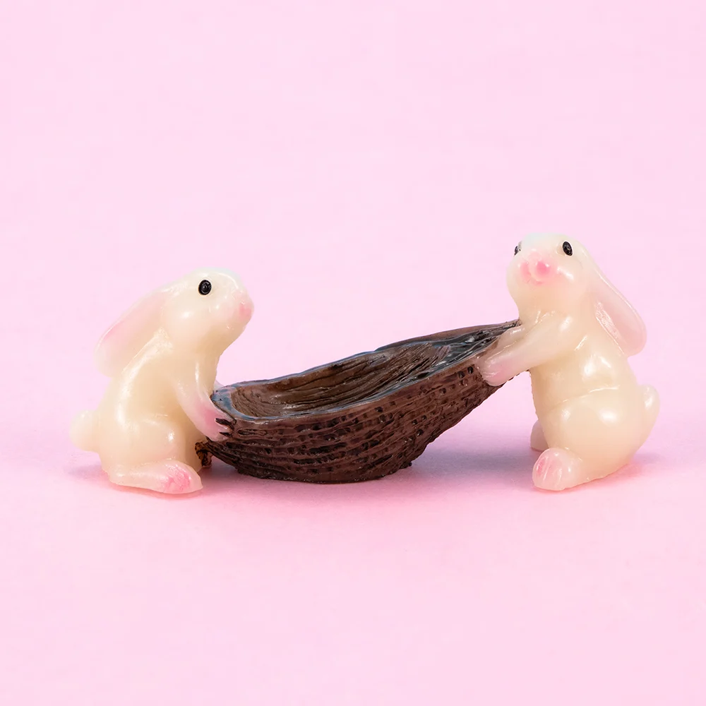 1 pcs Mini Garden Ornament Miniature Boating Rabbits Craft Fairy Decor Micro Home Landscape Ecology Accessories Animals Toys 
1 pcs Mini Garden Ornament Miniature Boating Rabbits Craft Fairy Decor Micro Home Landscape Ecology Accessories Animals Toys