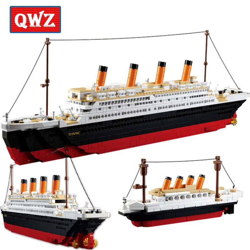 Model building kits Legoingly city Titanic RMS cruise ship 3D blocks Educational model building toys hobbies for children
Model building kits Legoingly city Titanic RMS cruise ship 3D blocks Educational model building toys hobbies for children
