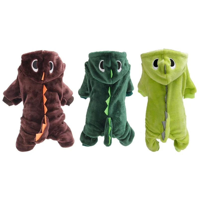 Funny Pet Hoodie Coat Dinosaur Modeling Cosplay Pet Dog Puppy Costume Winter Coral Fleece Warm Clothes For Small and Large Dogs
Funny Pet Hoodie Coat Dinosaur Modeling Cosplay Pet Dog Puppy Costume Winter Coral Fleece Warm Clothes For Small and Large Dogs