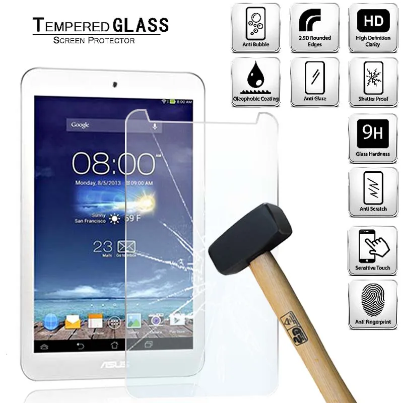Tablet Tempered Glass Screen Protector Cover for Asus Memo Pad 8 ME180A Anti-Scratch Anti-Screen Breakage HD Tempered Film
Tablet Tempered Glass Screen Protector Cover for Asus Memo Pad 8 ME180A Anti-Scratch Anti-Screen Breakage HD Tempered Film
