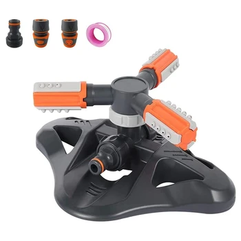 Coverage Area Water Sprinkler Automatic 360°Rotating Irrigation Sprinkler System Watering Sprayer Easy Hose Connection
Coverage Area Water Sprinkler Automatic 360°Rotating Irrigation Sprinkler System Watering Sprayer Easy Hose Connection