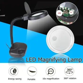 5X 10X 220V Magnifier Desk Light Daylight Craft Glass Table Lamp Multi-function Desktop Magnifying Lamp
5X 10X 220V Magnifier Desk Light Daylight Craft Glass Table Lamp Multi-function Desktop Magnifying Lamp