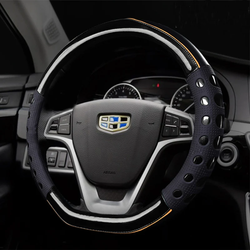 D Type Car Steering Wheel Cover Wrap For Geely Atlas 2016 - 2021 Coolray I 2020 2021 Emgrand 7 2018 - 2021 Emgrand GT 2015- 2021
D Type Car Steering Wheel Cover Wrap For Geely Atlas 2016 - 2021 Coolray I 2020 2021 Emgrand 7 2018 - 2021 Emgrand GT 2015- 2021