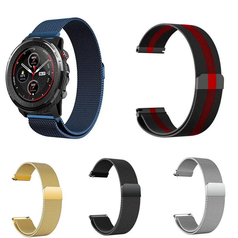Milanese Loop Stainless Steel Watch Band For Amazfit Stratos 3 2 GTR 47mm Strap Wristband Replacement Smart Bracelet Watchband
Milanese Loop Stainless Steel Watch Band For Amazfit Stratos 3 2 GTR 47mm Strap Wristband Replacement Smart Bracelet Watchband