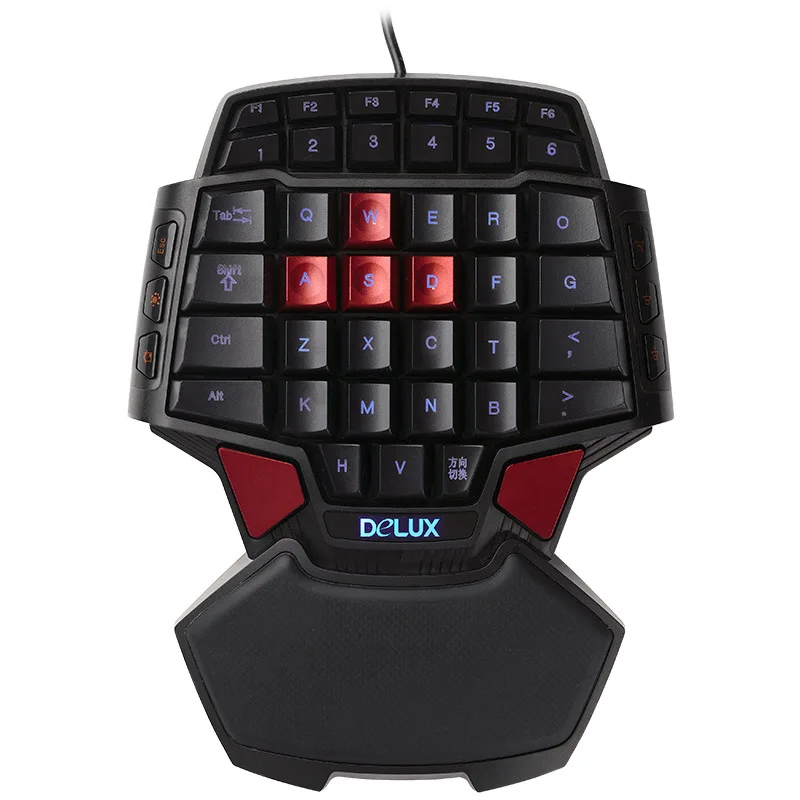 Colorful T9SU One-Handed Keyboard Chicken Useful Product Keyboard Lol Gaming Keyboard CF World of Warcraft Shootout Mobile Phone
Colorful T9SU One-Handed Keyboard Chicken Useful Product Keyboard Lol Gaming Keyboard CF World of Warcraft Shootout Mobile Phone