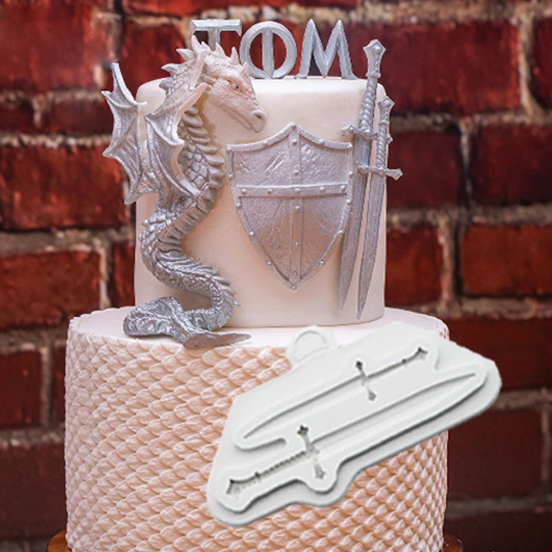Swords Mould Fondant Cake Decorating Tools Silicone Molds Sugarcraft Chocolate Baking Tools for Cakes Gumpaste Fimo
Swords Mould Fondant Cake Decorating Tools Silicone Molds Sugarcraft Chocolate Baking Tools for Cakes Gumpaste Fimo