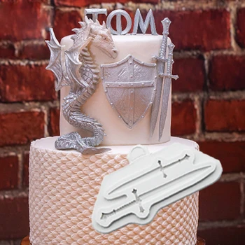 Swords Mould Fondant Cake Decorating Tools Silicone Molds Sugarcraft Chocolate Baking Tools for Cakes Gumpaste Form
Swords Mould Fondant Cake Decorating Tools Silicone Molds Sugarcraft Chocolate Baking Tools for Cakes Gumpaste Form