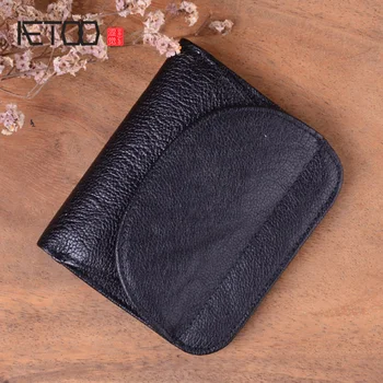 AETOO Men Wallet Oil Wax Cowhide Genuine Leather Wallets Coin Purse Clutch Hasp Open Top Quality Retro Short Wallet
AETOO Men Wallet Oil Wax Cowhide Genuine Leather Wallets Coin Purse Clutch Hasp Open Top Quality Retro Short Wallet