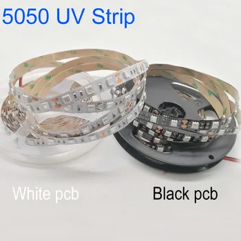 UV Led Strip light 5050 SMD 60leds/m 395-405nm Ultraviolet Ray LED Diode Ribbon Purple Flexible Tape lamp for DJ Fluorescence 
UV Led Strip light 5050 SMD 60leds/m 395-405nm Ultraviolet Ray LED Diode Ribbon Purple Flexible Tape lamp for DJ Fluorescence