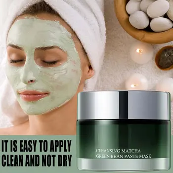 High Quality Matcha Mung Bean Mud Mask Face Cleansing Oil Controlling Minimize Pores Facial Mask
High Quality Matcha Mung Bean Mud Mask Face Cleansing Oil Controlling Minimize Pores Facial Mask