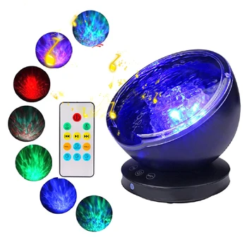 2W Ocean Wave Projector DC5V/1A LED Night Light with Remote Control ABS Music Player Projection
2W Ocean Wave Projector DC5V/1A LED Night Light with Remote Control ABS Music Player Projection