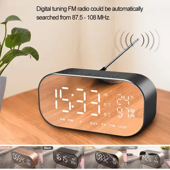 Wireless Bluetooth Speaker Subwoofer Stereo Loudspeaker Support FM AUX TF Card with LED Display Digital Alarm Clock function
Wireless Bluetooth Speaker Subwoofer Stereo Loudspeaker Support FM AUX TF Card with LED Display Digital Alarm Clock function
