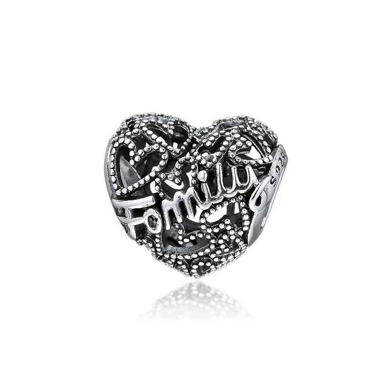 Charms Fits for Europe Bracelets Necklaces Family Heart Beads 100% 925 Sterling Silver Jewelry Free Shipping
Charms Fits for Europe Bracelets Necklaces Family Heart Beads 100% 925 Sterling Silver Jewelry Free Shipping