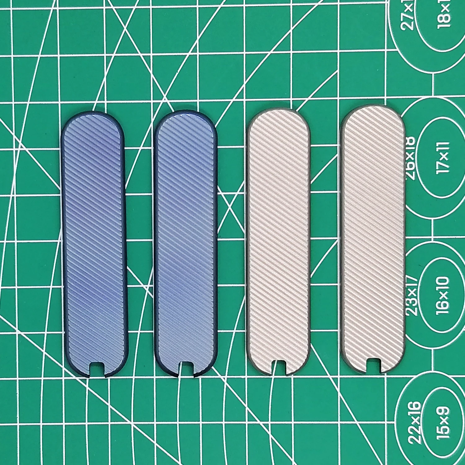 1 Pair Custom Hand Made DIY Titanium Alloy TC4 Replacement Handle Scales for 58mm Swiss Army Knife
1 Pair Custom Hand Made DIY Titanium Alloy TC4 Replacement Handle Scales for 58mm Swiss Army Knife
