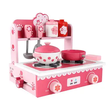 Pretend Toy Set Wooden Kitchen Toy Set Children's Cooking Toys With Sink Cabinets Safe Material Durable For Little Girls Pink
Pretend Toy Set Wooden Kitchen Toy Set Children's Cooking Toys With Sink Cabinets Safe Material Durable For Little Girls Pink