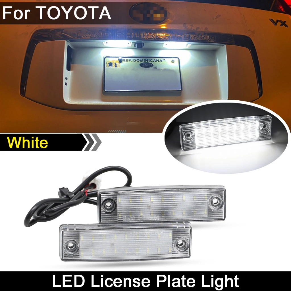Для Toyota Land Cruiser Prado TRJ150 GRJ15 GDJ15 Lexus GX 470 высокое Яркость Белый светодиодный номерной знак светильник номерной знак лампа
Для Toyota Land Cruiser Prado TRJ150 GRJ15 GDJ15 Lexus GX 470 высокое Яркость Белый светодиодный номерной знак светильник номерной знак лампа