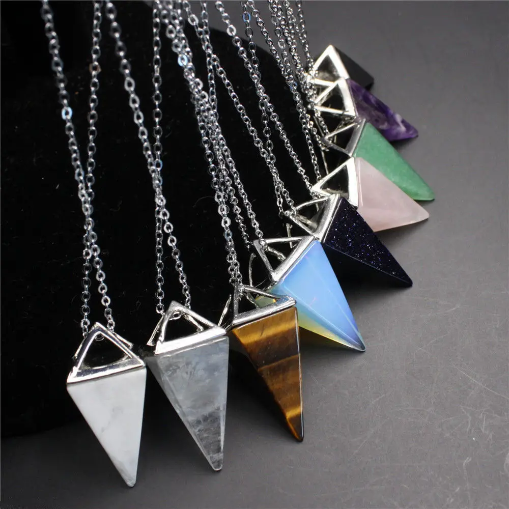 1PC Trendy Natural Quartz Crystal Healing Chakra Gem Stone Pendant Chain Reiki Necklace For Women Wedding Party Fashion Jewelry
1PC Trendy Natural Quartz Crystal Healing Chakra Gem Stone Pendant Chain Reiki Necklace For Women Wedding Party Fashion Jewelry