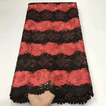 RED/BLACK Latest African Net Lace Fabric,High Quality Water soluble Nigerian Wedding Lace Fabrics 5Yards Stone French Tulle lace 
RED/BLACK Latest African Net Lace Fabric,High Quality Water soluble Nigerian Wedding Lace Fabrics 5Yards Stone French Tulle lace