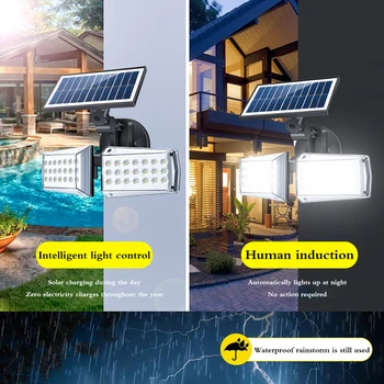 LED Solar Light Outdoor Solar Lamp Microwave Human Body Induction Light 42 LEDS Wall Light Sunlight For Garden Decoration
LED Solar Light Outdoor Solar Lamp Microwave Human Body Induction Light 42 LEDS Wall Light Sunlight For Garden Decoration