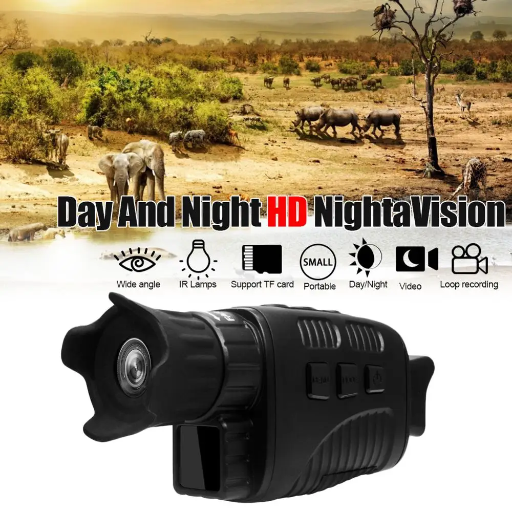 High Definition Infrared Night Vision Device Monocular Night Vision Camera Outdoor Digital Telescope with Day and Night Dual-use
High Definition Infrared Night Vision Device Monocular Night Vision Camera Outdoor Digital Telescope with Day and Night Dual-use