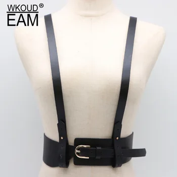 WKOUD EAM 2020 New Fashion Wid Belt For Women Solid Leather Detachable Strap High Street Casual Waist Trendy Belt Female A102
WKOUD EAM 2020 New Fashion Wid Belt For Women Solid Leather Detachable Strap High Street Casual Waist Trendy Belt Female A102