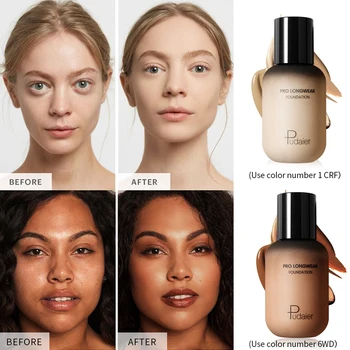 24color Foundation Small Bottle Concealer Makeup Base Liquid Foundation Cream Long-lasting Snail Skin Powder And Foudation TSLM1
24color Foundation Small Bottle Concealer Makeup Base Liquid Foundation Cream Long-lasting Snail Skin Powder And Foudation TSLM1