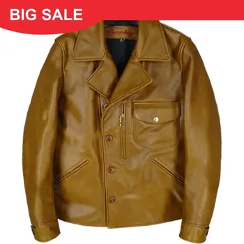 2020 Brown Men American Casual Style Leather Jacket Large Size XXXXL Genuine Cowhide Spring Slim Fit Leather Coat FREE SHIPPING
2020 Brown Men American Casual Style Leather Jacket Large Size XXXXL Genuine Cowhide Spring Slim Fit Leather Coat FREE SHIPPING