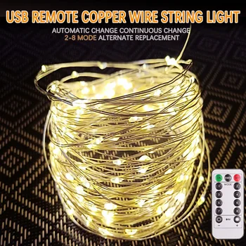 5m/10m/20m 100LED/200LED USB String Light With Remote Control String Lights Christmas Xmas String Lights Outdoor Copper Hot
5m/10m/20m 100LED/200LED USB String Light With Remote Control String Lights Christmas Xmas String Lights Outdoor Copper Hot