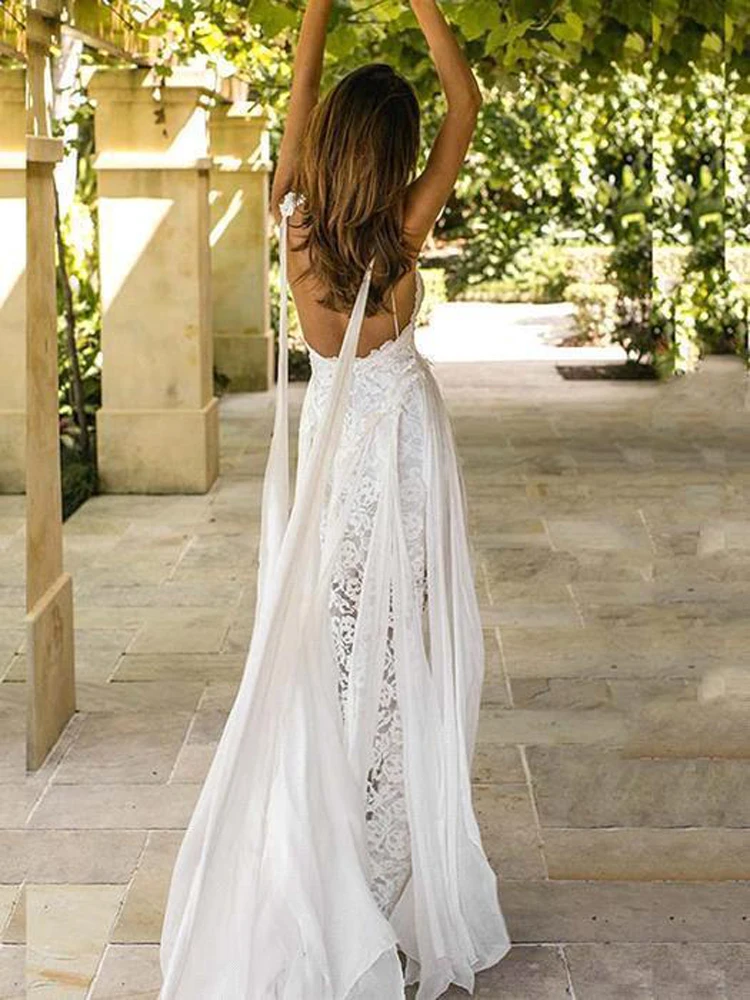 Bohemia-Beach-Lace-Wedding-Dresses-Sexy-Spaghetti-A-Line-Bridal-Wedding-Gown-White-Chiffon-Backless-Wedding (1)