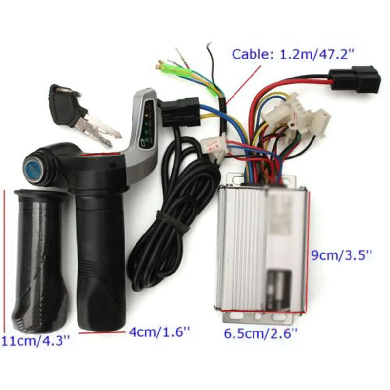48V 1000W Electric Bike Motor Scooter Speed Controller and Throttle Grips 5Led battery indicator scooter accessories parts
48V 1000W Electric Bike Motor Scooter Speed Controller and Throttle Grips 5Led battery indicator scooter accessories parts
